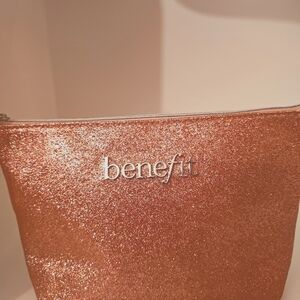 Benefit 3x Rose Gold/Pink Beauty Bags